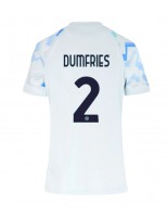 Inter Milan Denzel Dumfries #2 Bortedrakt Dame 2025-26 Korte ermer